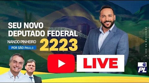 QUAL A MOTIVAÇÃO DE NANDO PINHEIRO PARA SER DEPUTADO FEDERAL? E AJUDAR O BRASIL EM 2023 - VOTE 2223