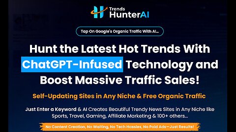 TrendsHunter AI Review | Hunt the Latest Hot Trends With ChatGPT-Infused Technology
