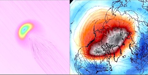 SOMETHING IN EARTH'S UPPER ATMOSPHERE DISRUPTING POLAR VORTEX? * EXTRATERRESTRIAL WEATHER CONTROL?*