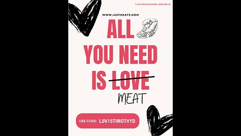 Just Meats (Ends 2/24) - Promo Code: LUV15TIMOTHYD