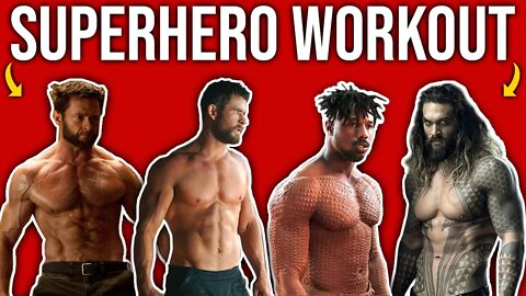 KILLER Superhero Home Workout (Celebrity Workout Tips!!)
