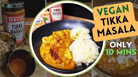 Quick and Easy Vegan Tikka Masala in Just 10 Minutes