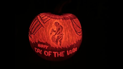Star Citizen | Day of the Vara | My Pumpkin Carving Design Submission