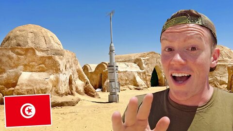 I Visited a Star Wars Movie Set in the Tunisian Desert | Travel Vlog توزر ، تونس