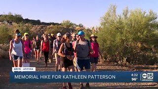 ‘We feel like she’s here’: Family, friends finish hike in remembrance of avid-hiker Kathleen Patterson