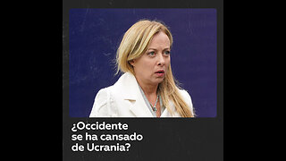 Primera ministra de Italia confiesa a los bromistas rusos que Occidente “se ha cansado” de Ucrania