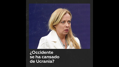 Primera ministra de Italia confiesa a los bromistas rusos que Occidente “se ha cansado” de Ucrania