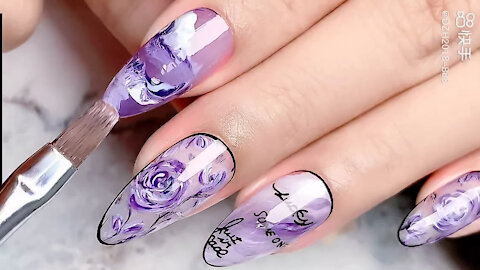 Beautiful Nail Art Design For You #Shorts Video