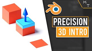Beginning 2D to 3D - Precision Modeling for Blender 2.8+ | Extrusion | ( Tutorial Part - 7 )