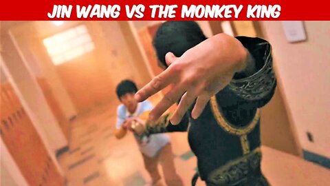 Jin Wang vs the monkey king scene