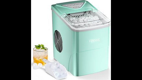 N A Portable Ice Maker Countertop Freestanding Automatic with 26lbs Daily Capacity, 9 Ice Cubes...