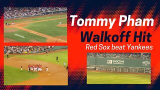 Red Sox Tommy Pham Walkoff vs Yankees