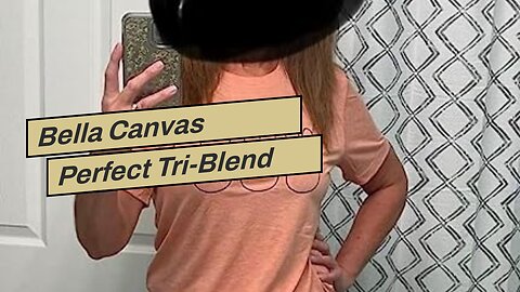 Bella Canvas Perfect Tri-Blend Fashionable T-Shirt