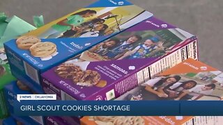 Girl scouts deal with cookie shortage