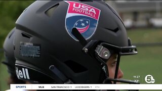 USA Football Women's Tackle National team training for gold on world stage