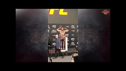 Conor McGregor vs Dustin Poirier 3 UFC 264 Official Weigh-in