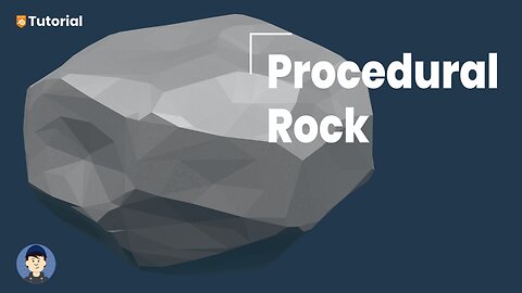 How to make a procedural low-poly rock in Blender | 3D Modeling