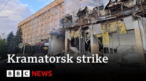 Teenagers among victims of Kramatorsk deadly strike - BBC News