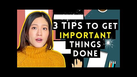 How to get important things done (3 tips) | Multiple Careers