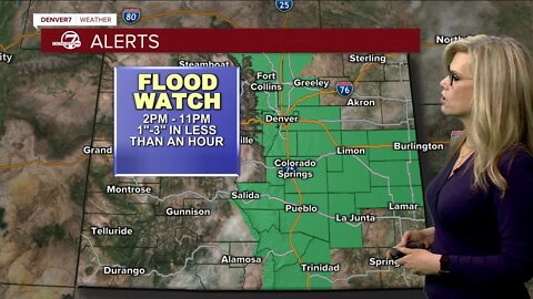 Flooding possible in Denver, across Colorado today
