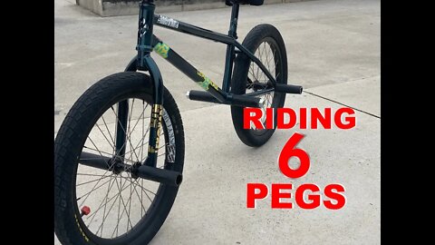 THE ULTIMATE BMX GRINDING SETUP?! ( Riding 6 Pegs )