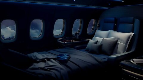 Airplane Cabin Noise for Deep Sleep | Fall asleep fast | White Noise | 10 hours