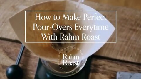 WATCH: How To Make Perfect Pour-Over Coffee Every Time ☕️ Rahm Roast Specialty Coffee-84 Cup Score
