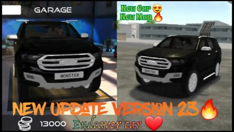 New Update 2022 🔥| Indian Car Simulator 3D Game | Endeavour Added | New city map full Review 😍