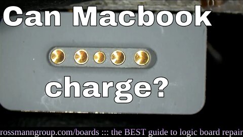 How to tell a bad charging port from a bad logic board on Macbook.