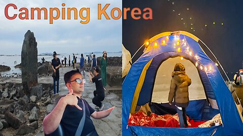 SOUTH KOREA BEACH ⛱️ CAMPING 🏕 Part 2