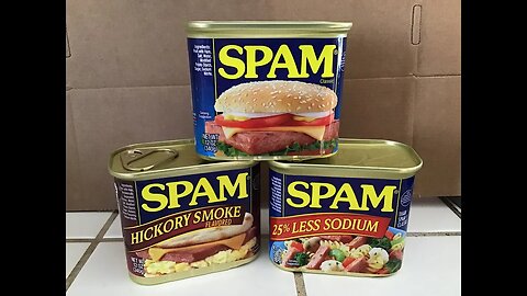 Spam. Affordable/versatile protein for your prepper pantry