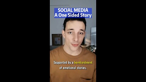 Social Media: A One-Sided Story ·Life Lessons #shorts #motivation #inspiration #inspirational #short
