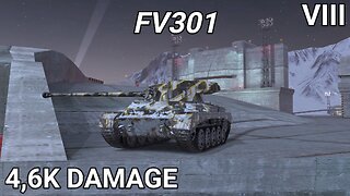 FV301 • 4.6K DAMAGE • WoT Blitz
