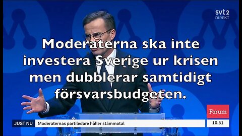 Moderaternas partistämma.