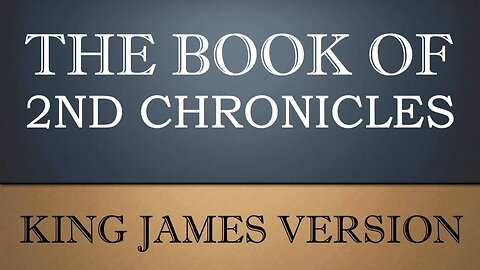 KJV Audio Book With Text 14 2nd Chronicles