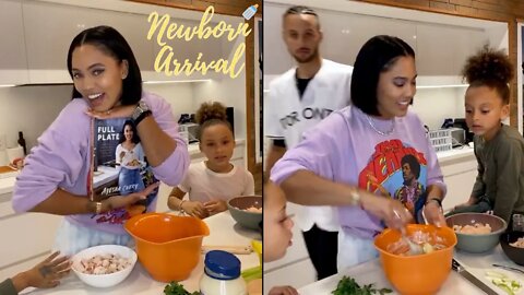 Ayesha Curry Teaches Daughters How To Make Carribbean Rolls! 👩🏽‍🍳