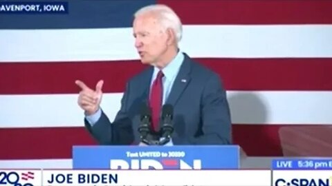 "Trump Green Lighted Turkey's Invasion!" Joe Biden Rally