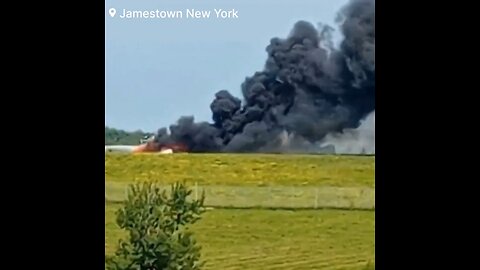 Multiple emergency teams are currently at the site of a plane crash on an airport runway in NY