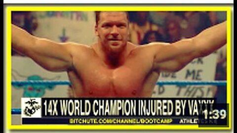 14-Time World Champion Wrestler gets SMACK DOWN by VAXX induced HHHEART Attack