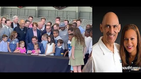 Ex-NFL Coach Tony Dungy Cancelled by WOKE LIBERALS for Promoting Fatherhood w/ Ron DeSantis
