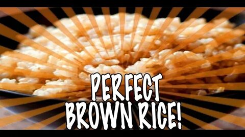 HOW TO MAKE PERFECT BROWN RICE | Kitchen Bravo