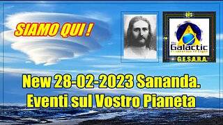 Sananda. Eventi sul Vostro Pianeta