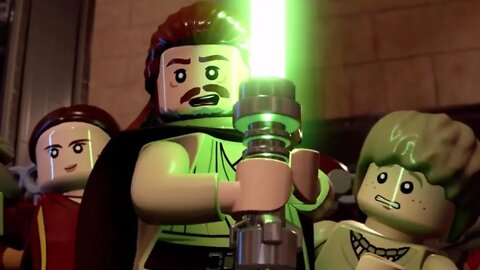 All Qui-Gon Jinn Moments in Lego Star Wars the Skywalker Saga