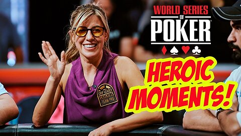 World Series of Poker Main Event 2024 - Every Hero Call ft Kristen Foxen|News Empire ✅