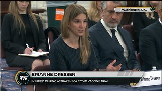 Bri Dressen React19.org Vax Injured with Sen. Ron Johnson's Roundtable