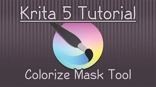 Krita 5 Tutorial: Colorize Mask Editing Tool