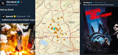 ELON'S WARNING!? ECLIPSE EARTHQUAKE? 30 QUAKES NOW*DAM BURSTS-EVACUATIONS*ROCKETS INCOMING*