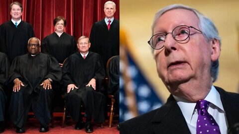 "Liberals Want To Rip The Blindfold Off Lady Justice" McConnell Demands Probe Into SCOTUS Leak