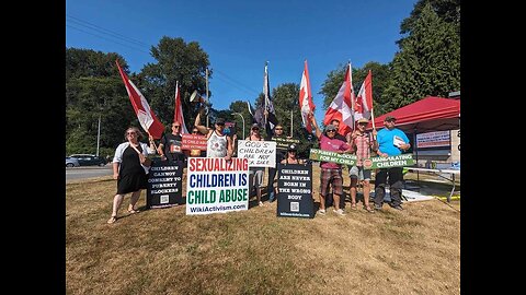 Bear Creek Park Surrey BC, Anti SOGI Rally July 08 2023