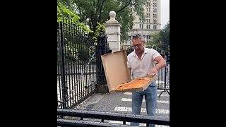 NYC Man Throws Pizza At City Hall After Wood Burning Oven Crackdown